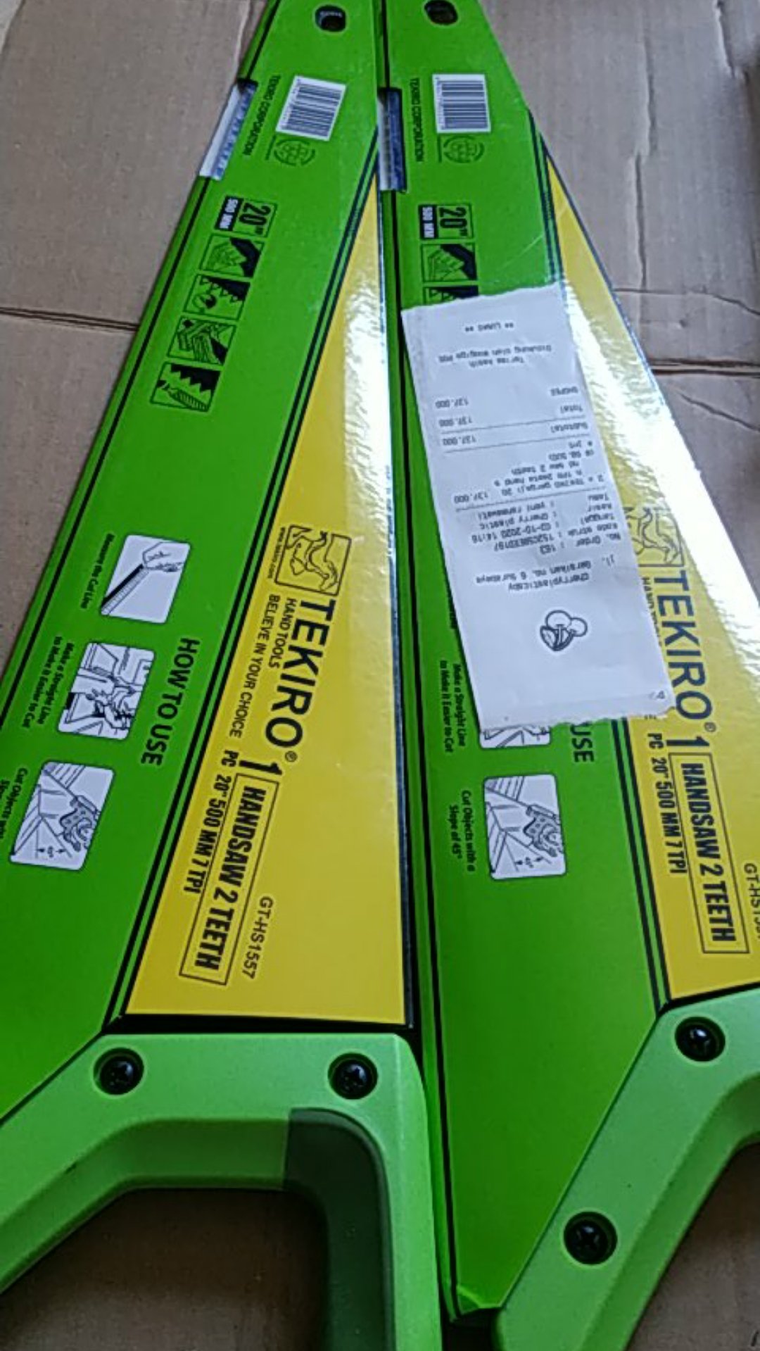 Tekiro Gergaji 20inch Tpr 2mata Hand Saw 2 Teeth Original