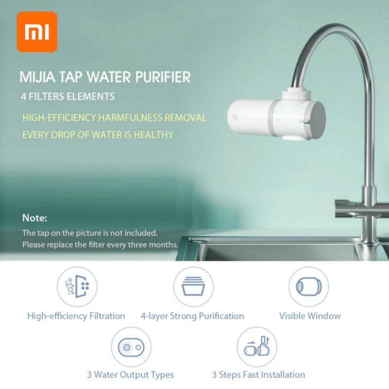 Mi Faucet Water Tap Filter Purifier Keran Air