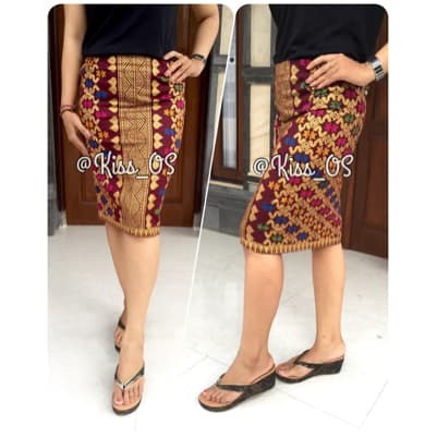 EXLUSIVE Rok Span Pendek / Rok Etnik Motif Songket TERBATAS