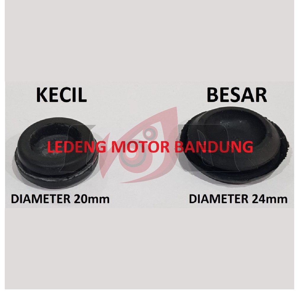 Karet Tutup Lubang Spion Hitam Motor Bebek Matic Universal