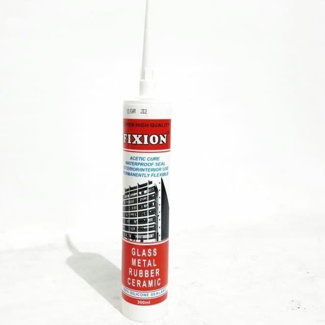 

[PRODUK MKWF8] Lem Silicone Sealant Fixion 300ml - Perekat Silikon Lem Karet HG0