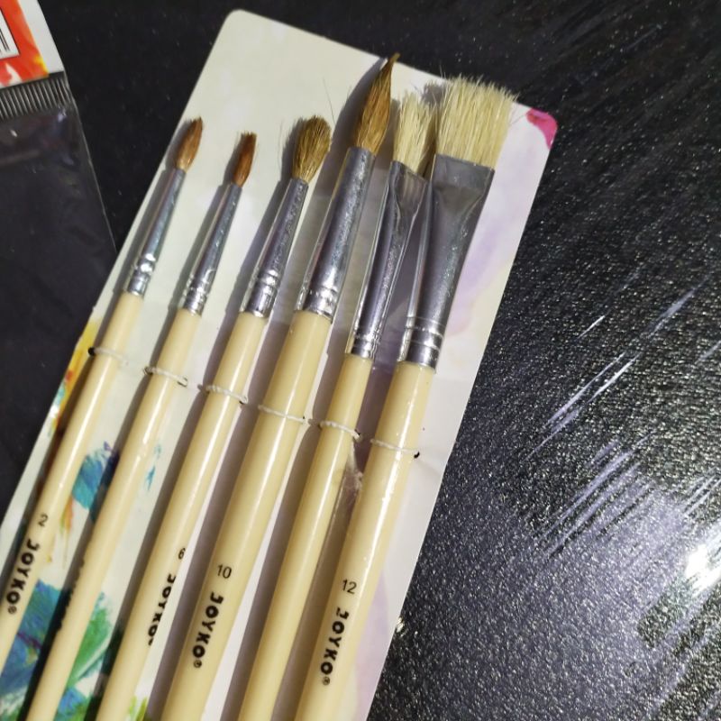 

Kuas Lukis Joyko Set dan Satuan Isi 6 pcs Good Quality