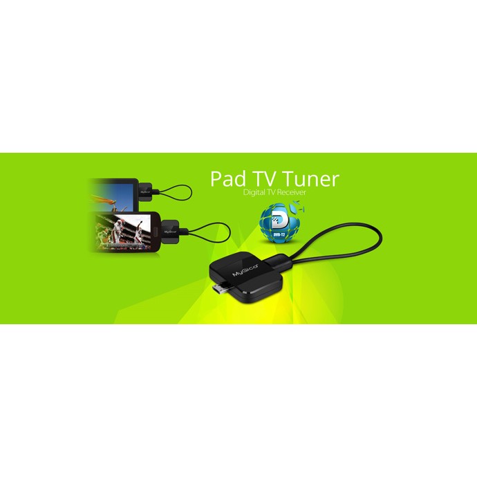 MyGica Pad Android TV Tuner DVB-T2 - PT360 - Black