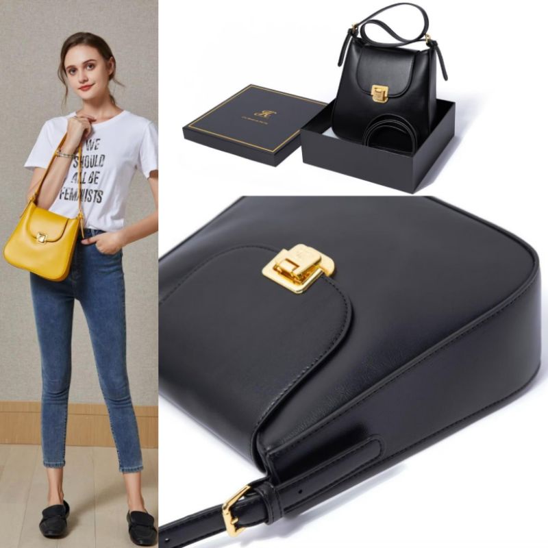 AMBER BAG JIMS HONEY ORI TAS SELEMPANG WANITA FASHION CEWEK KOREA IMPORT HAND SLING MURAH FREE BOX