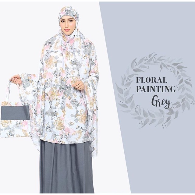 

FLORAL PAINTING GREY