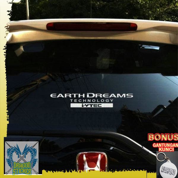 TERMURAH sticker i vtec sticker mobil honda i vtec earth dreams Dragon Sticker