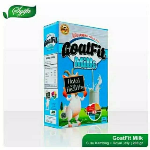 

Goatfit Susu Kambing Etawa Murni Goat Fit Plus Royal Jelly Habbasyifa ( Rasa Vanilla Coklat dan Stroberry ) GOATFIT ORI