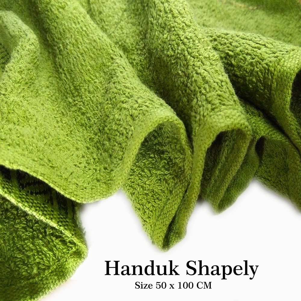 Handuk Shapely 50 x 100 cm polos - Random Colour