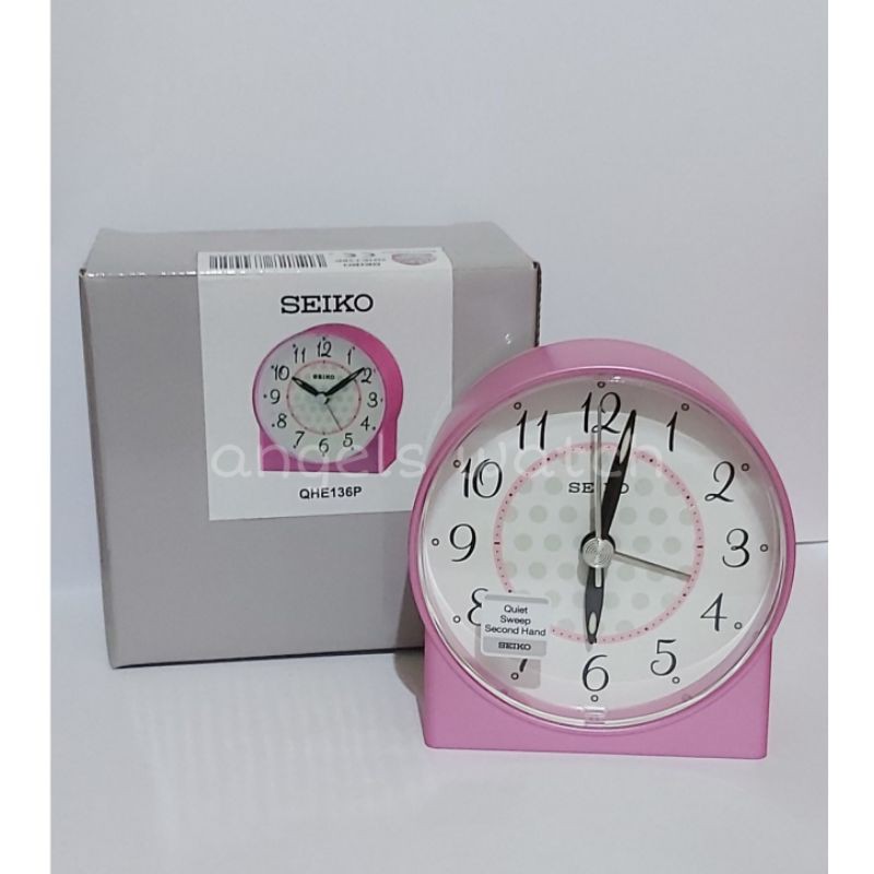 Jam Weker Seiko Alarm QHE136P ORIGINAL SEIKO PROMO TERMURAH