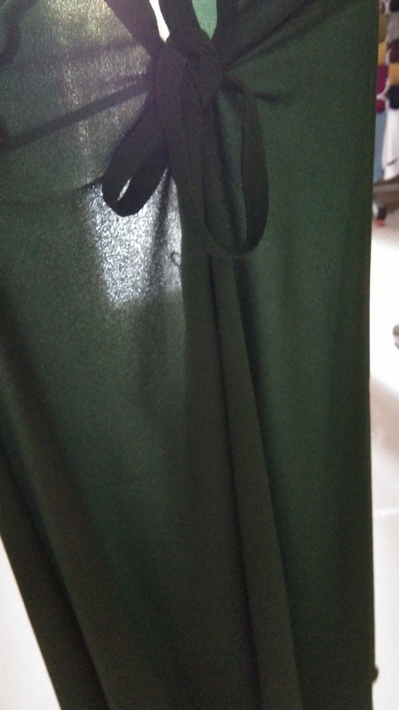 Edora 2 Maxy By Ellora Baju Gamis  Wanita Motif Batik Terbaru Kekinian Bahan Calvin Jeans Ld 110