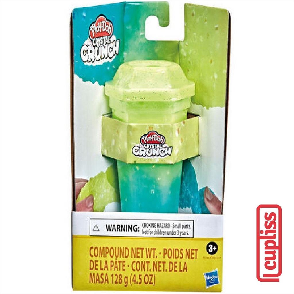 Play Doh Crystal Crunch Single Yellow Green Hasbro F5164 F4701 Playdoh