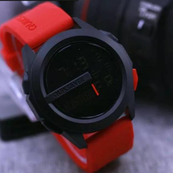 SALEE.. Jam Tangan Pria Quiksilver DRONE Digital Strap Rubber