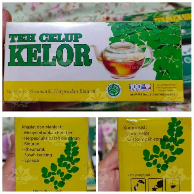 

(20 Kantong) Teh Celup Daun Kelor Original