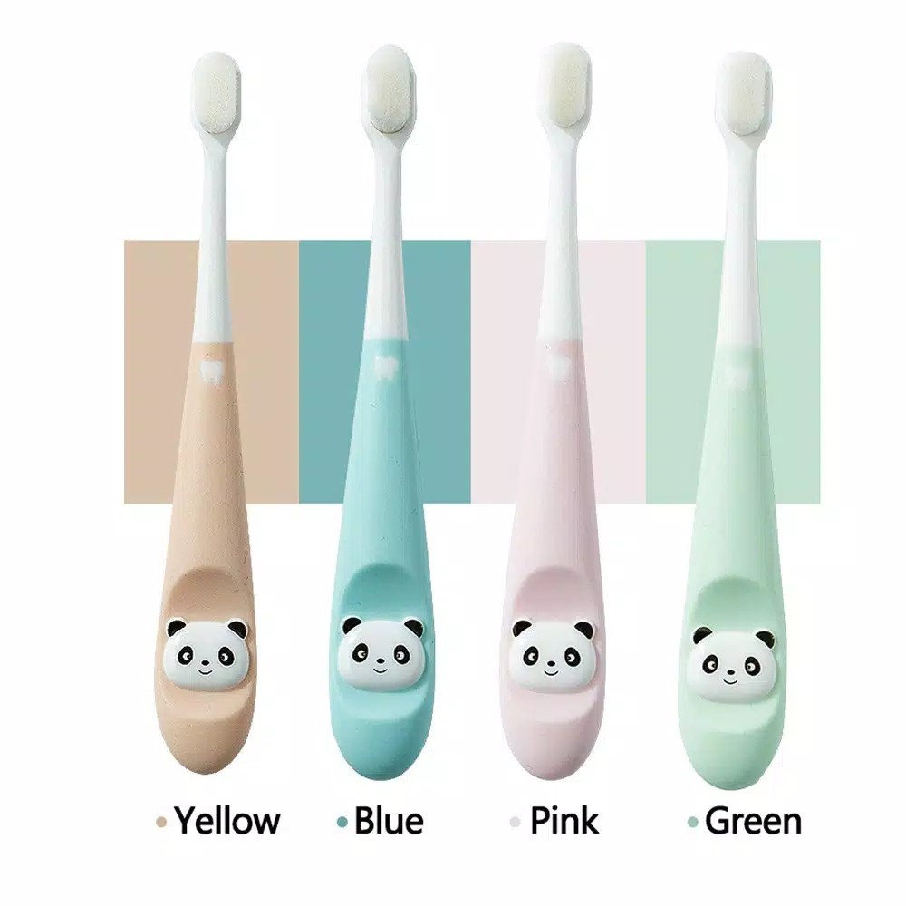 HK Sikat Gigi Bayi Silicone Anak Bulu Halus Training Toothbrush