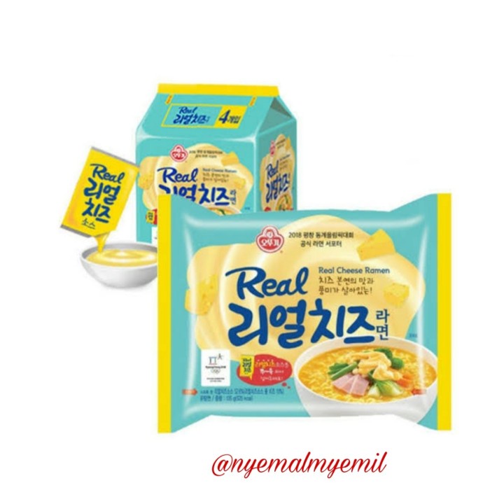 

impor-mie- ottogi real cheese ramen korea -mie-impor.