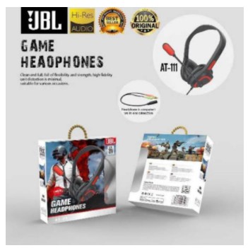 Handsfree Headset Game Headphone HF Bando Gaming AT-111 - Universal