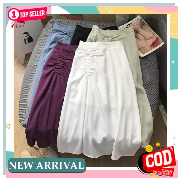 Rok Wanita Bunga M, L, Xl, Xxl Rempel Korean Style Import Span M6U1 Murah Skirt Kotak Lilit Promo Ke