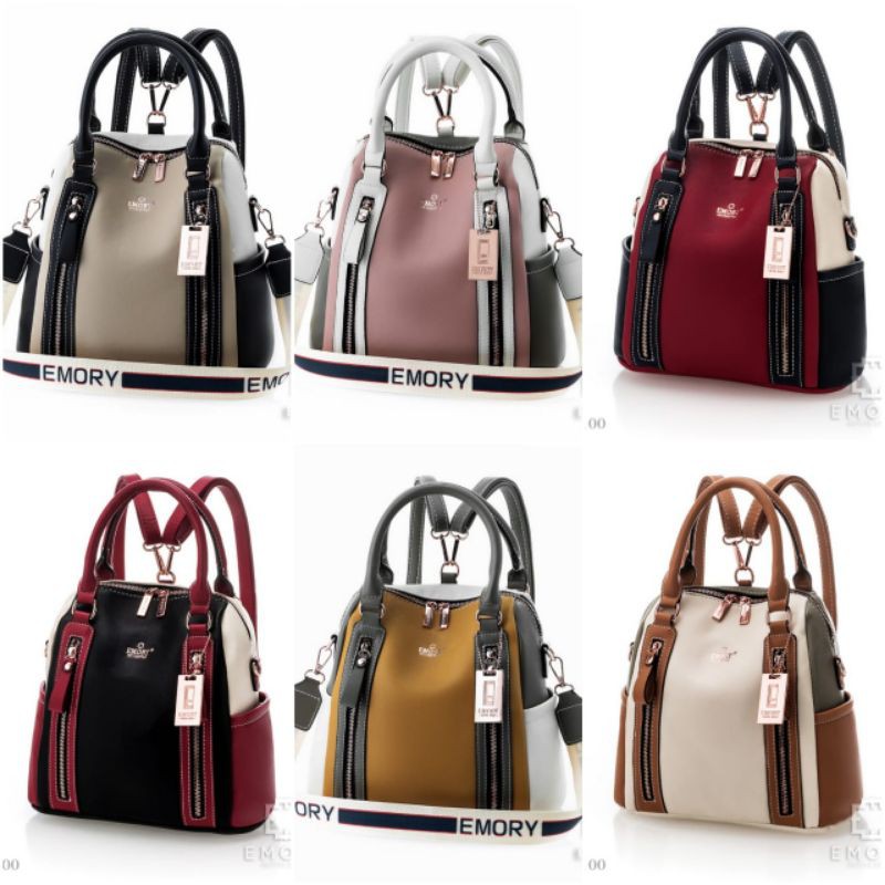 TAS WANITA EMORY Carinna bdg 08EMO3100 ransel enam warna
