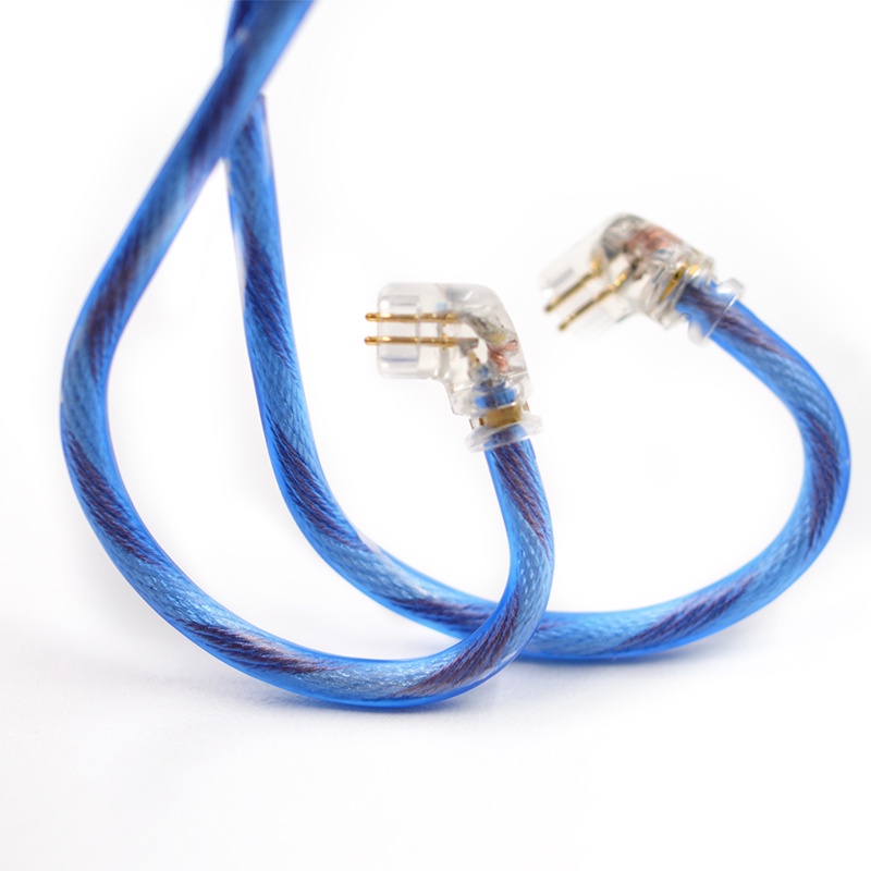 KZ OCC SPC 6N Very High Purity Copper Upgrade Blue Cable Earphone