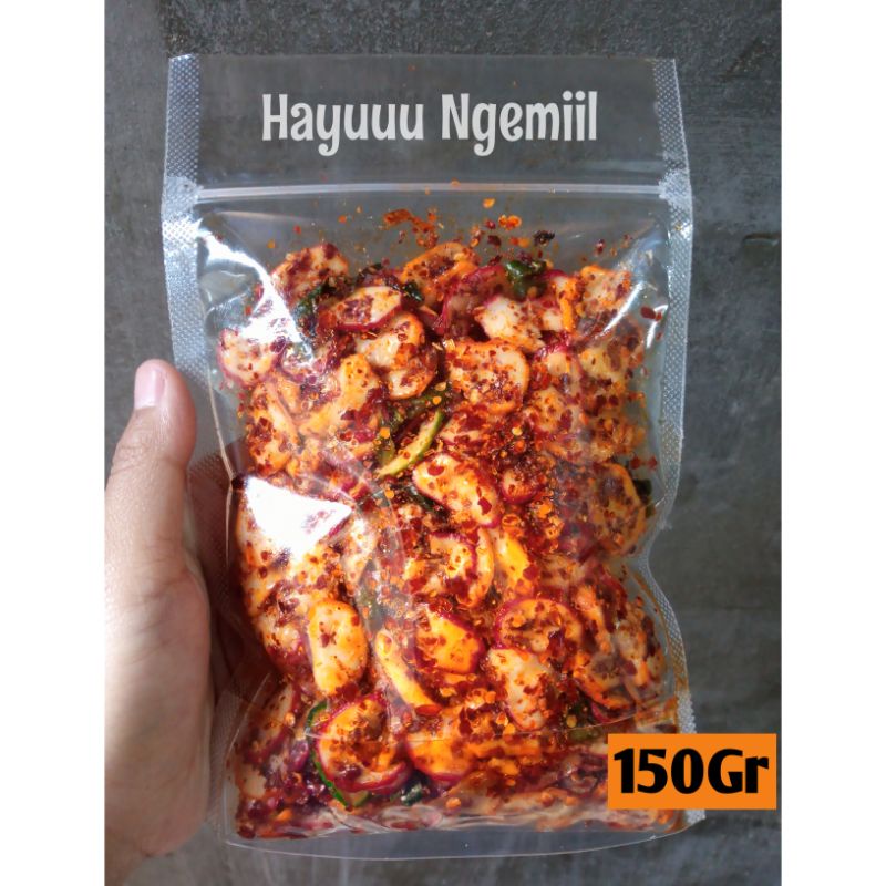 

Hayuuungemiil- COD SEBRING KERUPUK BAWANG/SEBLAK KERING KERUPUK BULAT PEDAS GURIH DAUN JERUK 150gr/