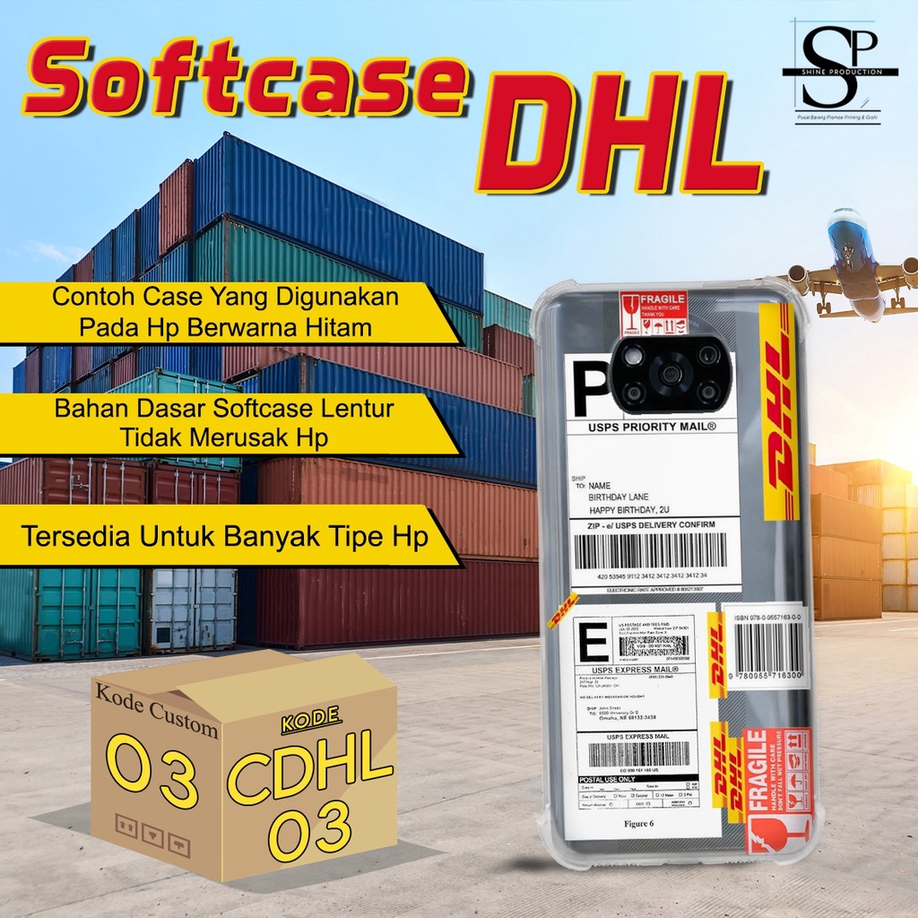 Softcase Jasa Pengiriman DHL Vivo Y91 Y93 Y95 Y91C Y1S Y81 Y83 Y71 Y21L Y51L Y69 Y66 Y55 Y53