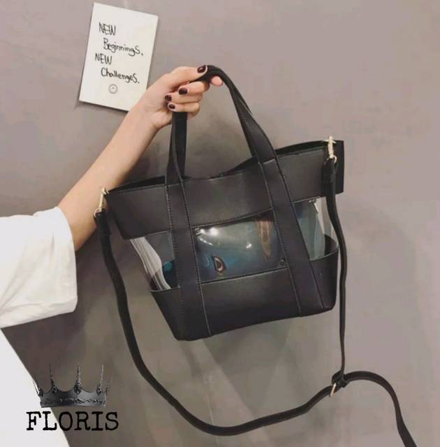 Fashion mika floris ember / handbag wanita