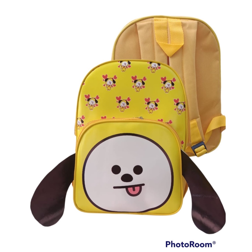 Tas Sekolah Anak-Anak Bt21 karakter Chokky Dan Chimy Terbaru