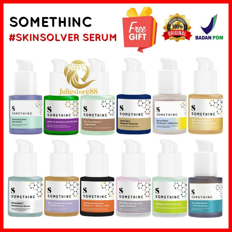 (Fullsize) SOMETHINC SKINSOLVER Revive Vita Propolis Dark Spot Retinol BHA Salicylic Hylapore Astaxanthin Serum