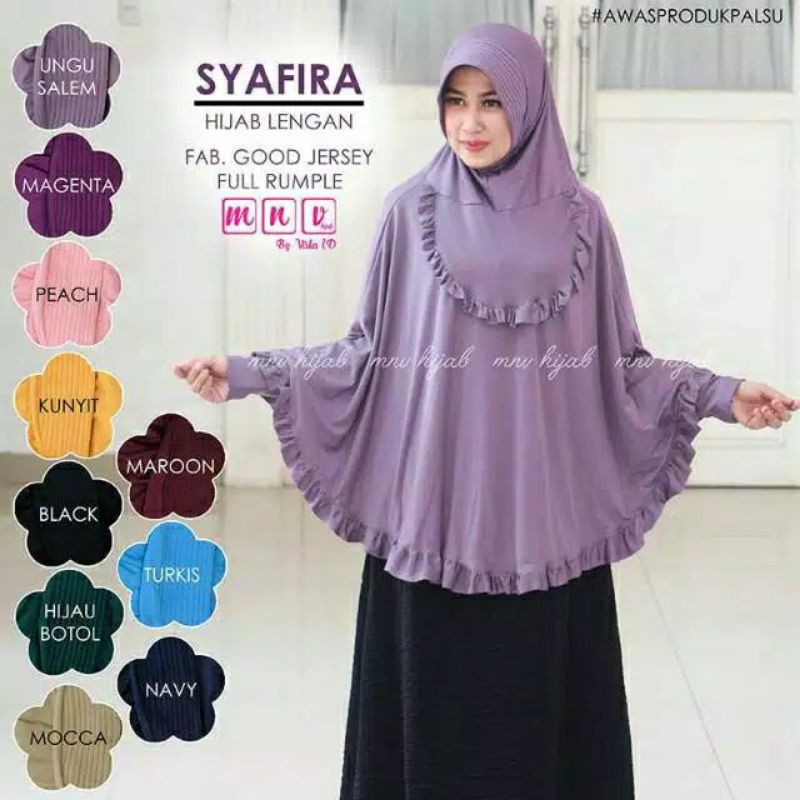 Hijab Lengan Jersey Extra Jumbo