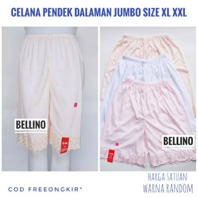 Celana Dalaman Short Androk Kulot Pendek Muat Jumbo Yutind Golden Nick By Belbra