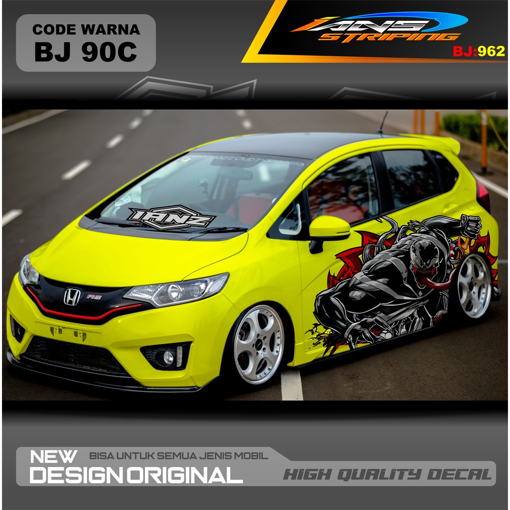 DECAL STIKER MOBIL JAZZ / STIKER MOBIL BRIO / DECAL STIKER MOBIL SWIFT / STIKER MOBIL TOYOTA / DECAL STICKER MOBIL / STIKER YARIS AYLA