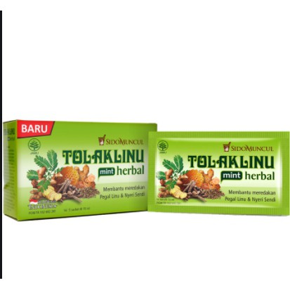 

Tolak Linu Sidomuncul Mint Herbal isi 5 Sachet