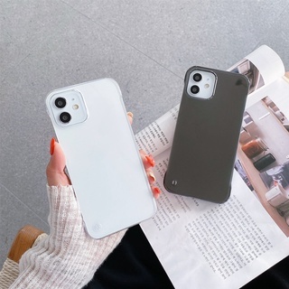 Hard Case PC Transparan Slim Shockproof Cover iphone 13 12 11 Pro Max X XS XR XS Max 13 12 Mini 7 8 Plus