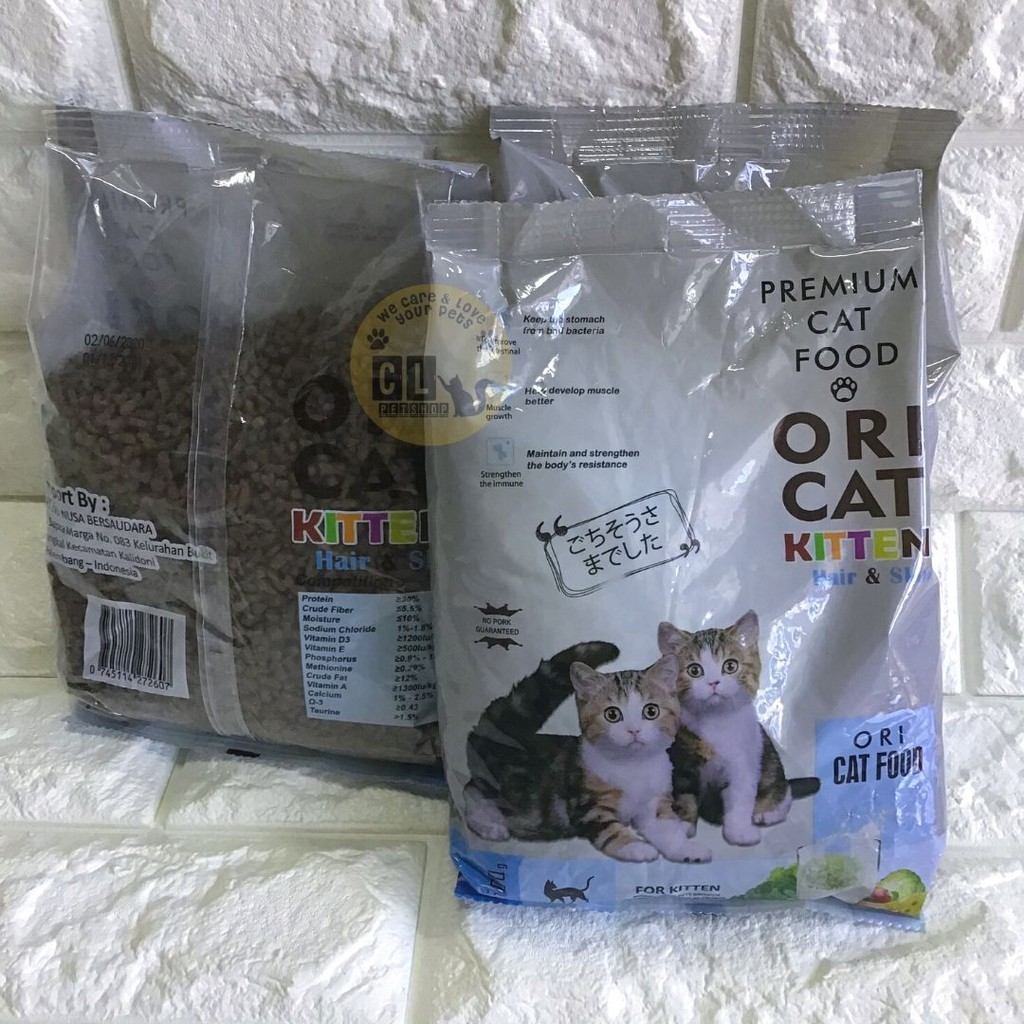 Makanan kucing Ori Cat Kitten 500 gr - Freshpack | Shopee Indonesia