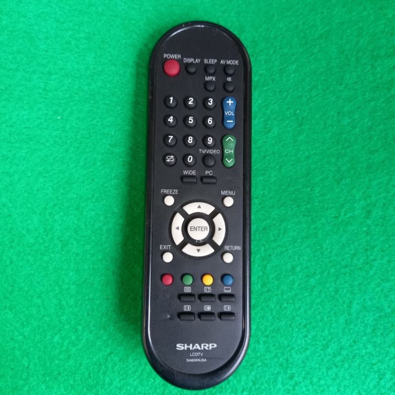 Remote TV LCD LED SHARP Original Asli . GA609WJSA .