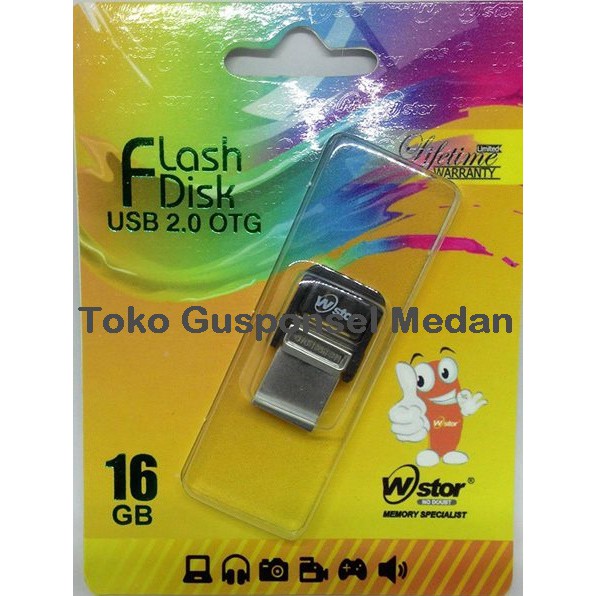 Flashdisk Otg 16gb Wstor Packing BERGARANSI