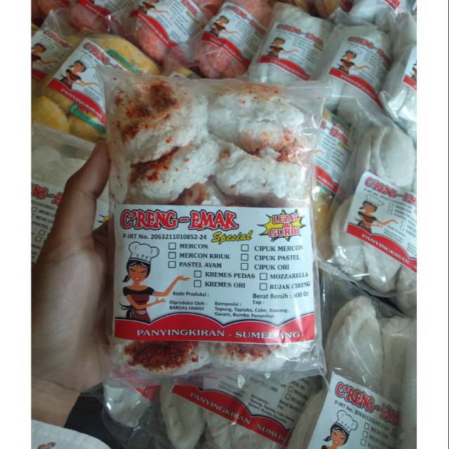 

Cireng Emak Kremes Pedes