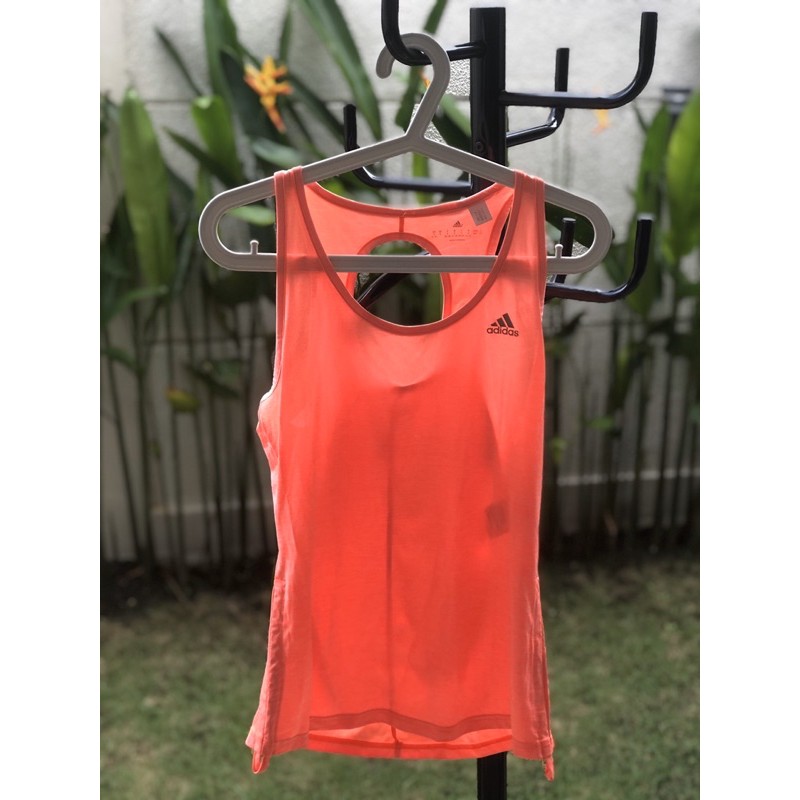 SOLD-Preloved Adidas Authentic Tanktop Second - Baju Olahraga Wanita Sepeda Yoga Bekas Asli Original