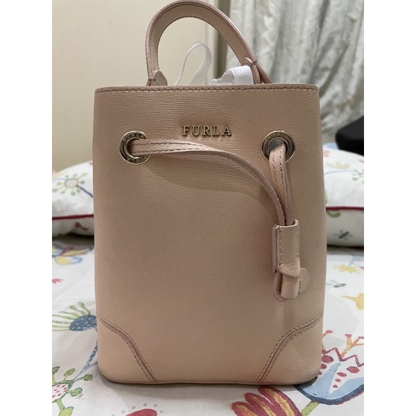 furla tas wanita original selempang kecil mini bucket