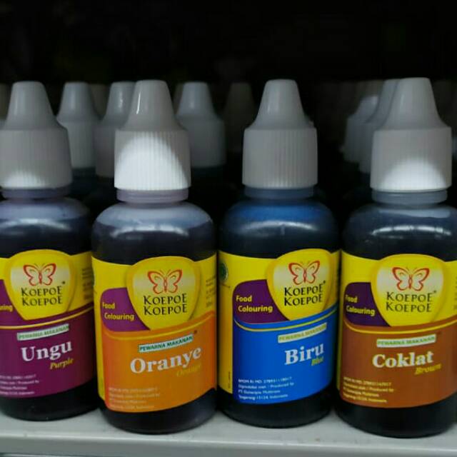 

Koepoe koepoe colouring 30ml pewarna makanan