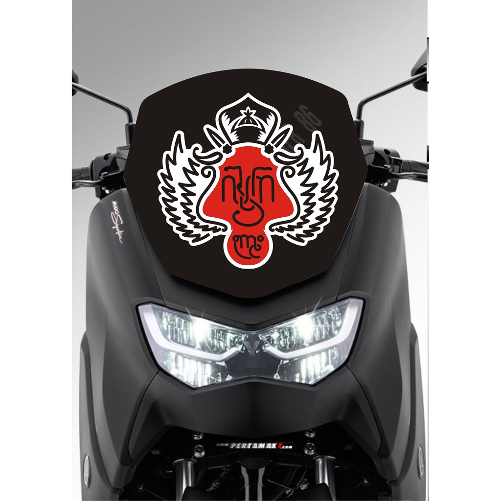 STICKER  VISOR MOTOR NMAX STICKER CUTTING VISOR TERBARU MOTOR NMAX PCX