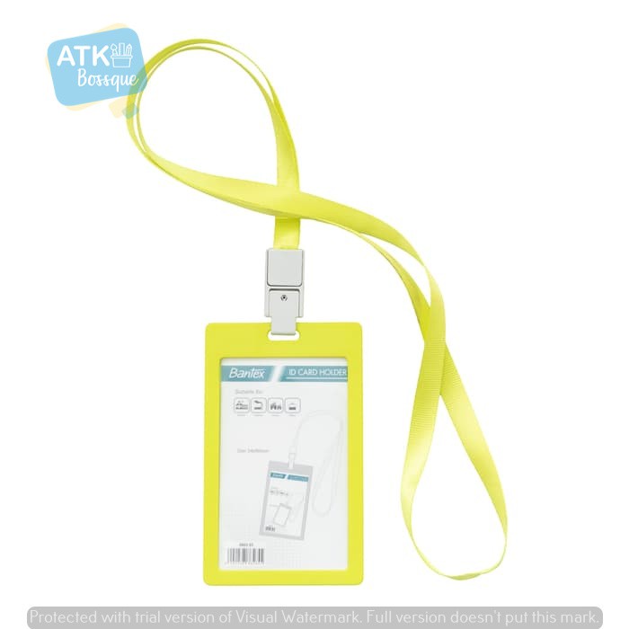 

BANTEX ID Card Holder Larnyard Potrait [8865-65] lime