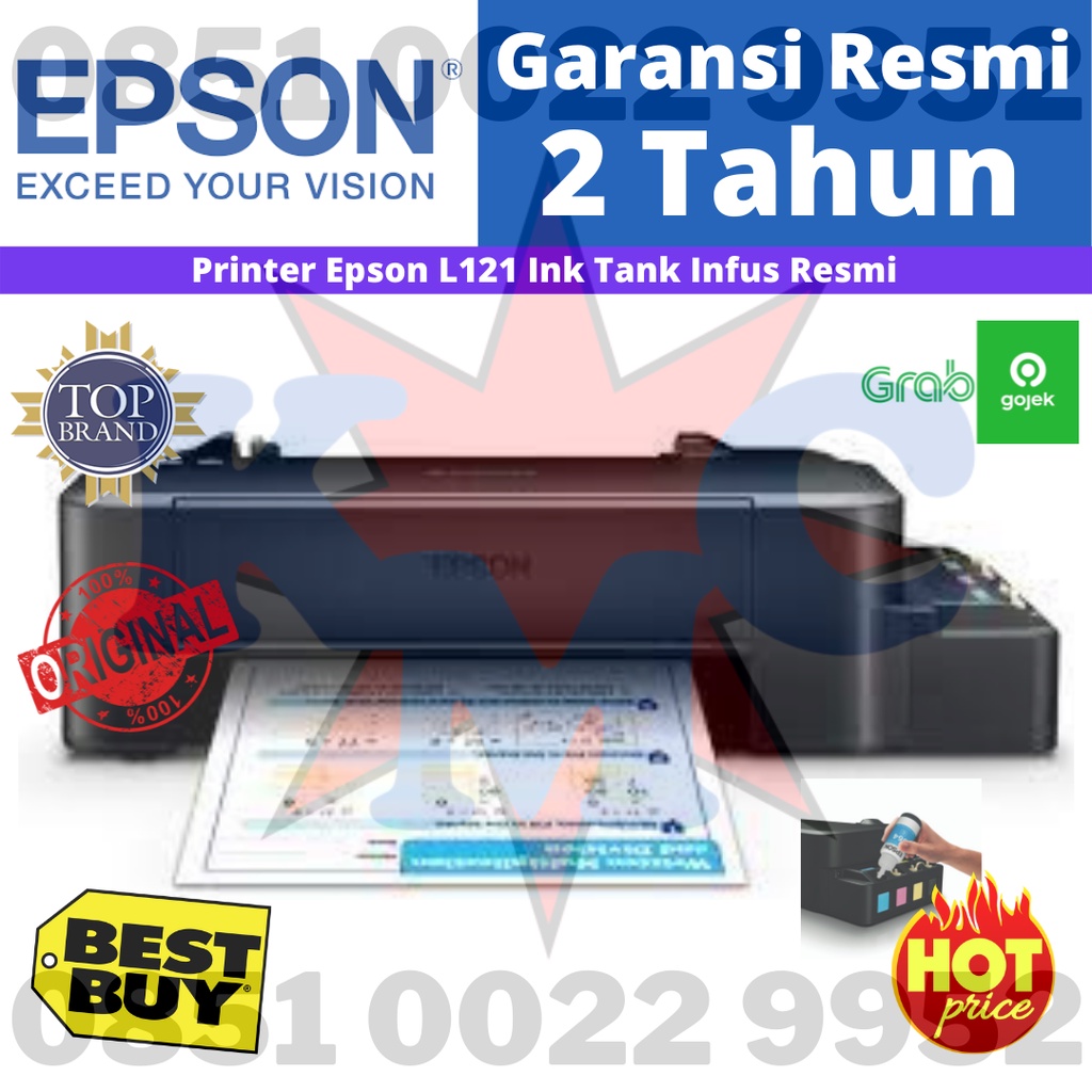 PRINTER EPSON ECO TANK L121 L 121 (pengganti Epson L120)