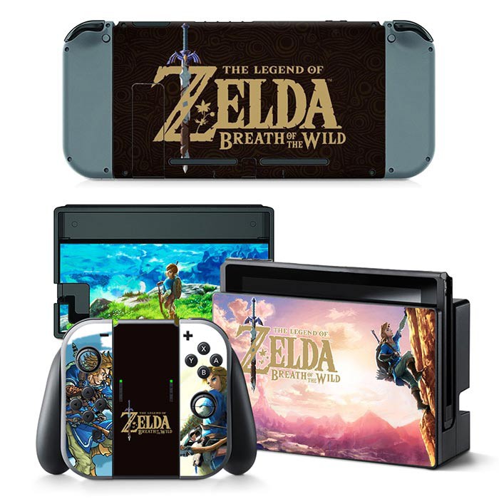 Skin Protector Sticker Garskin Zelda BOTW Nintendo Switch