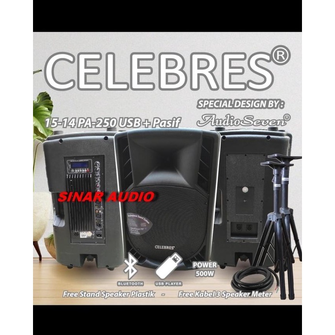 SPEAKER AKTIF CELEBRES 15 INCH 15-14 PL14 ORIGINAL NO HUPER JBL FBGDF64654