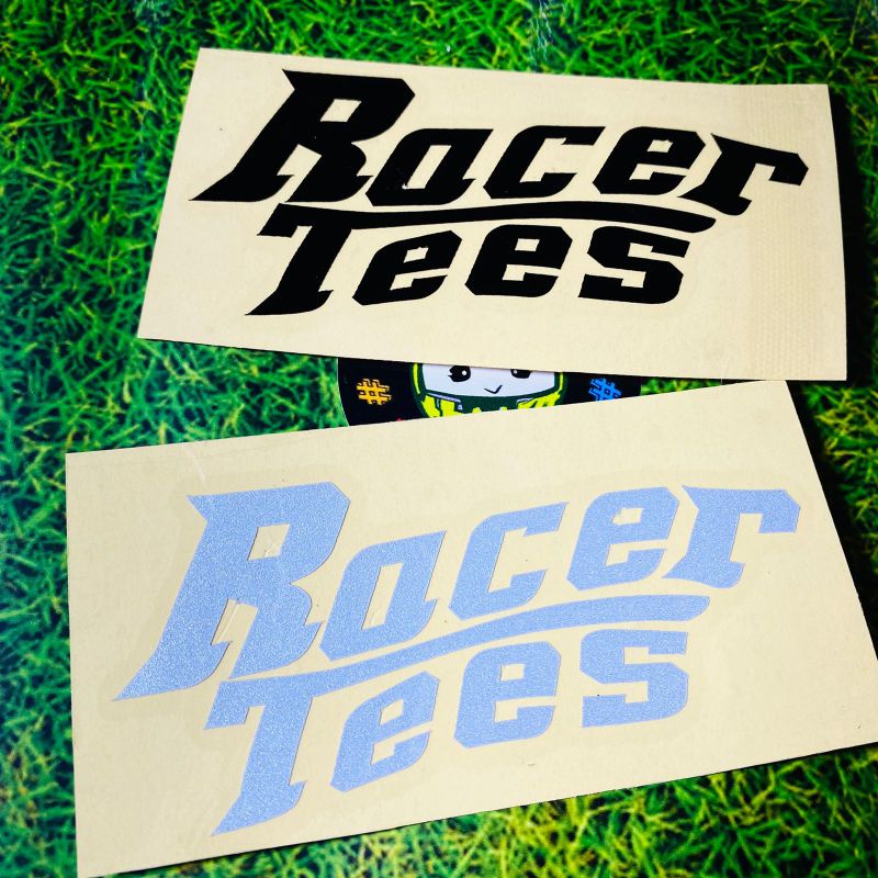 Stiker racer tees cuting sticker 1 warna