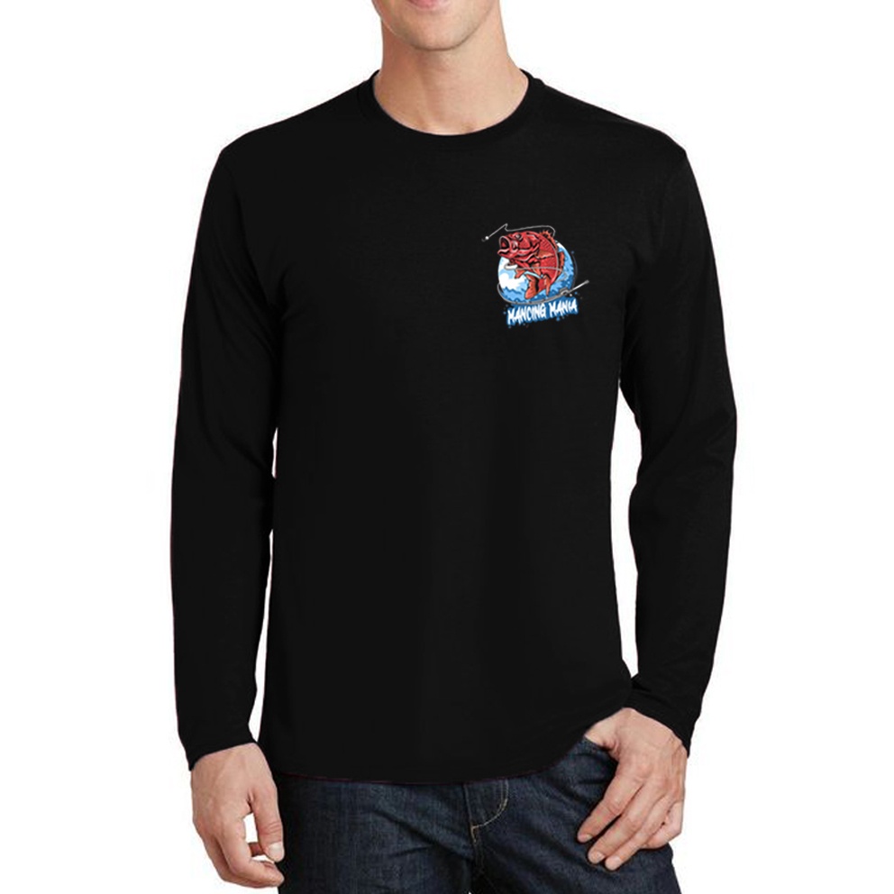 KAOS TANGAN PANJANG DTF | MANCING MANIA  | KAOS TANGAN PANJANG PRIA | KAOS TANGAN PANJANG PRIA KEREN