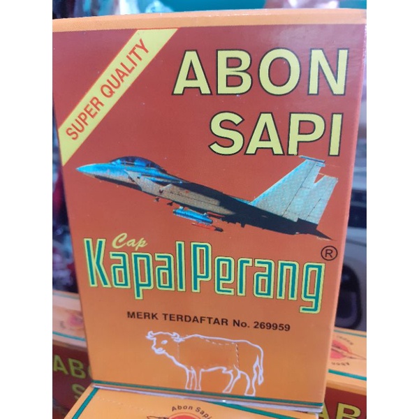 

Abon Sapi Cap Kapal Perang