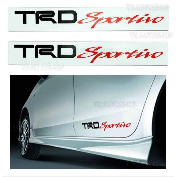 sticker stiker trd sportivo stickr mobil trd sportivo