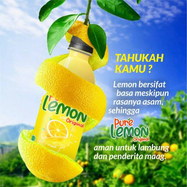 

PURE LEMON PERASAN JERUK ASLI FRES DIET